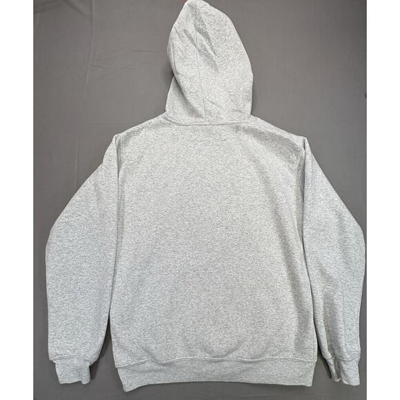 Disney Minnie Mouse Heather Gray Hooded Sweatshirt Embroidered Minnie Small - Picture 2 of 10